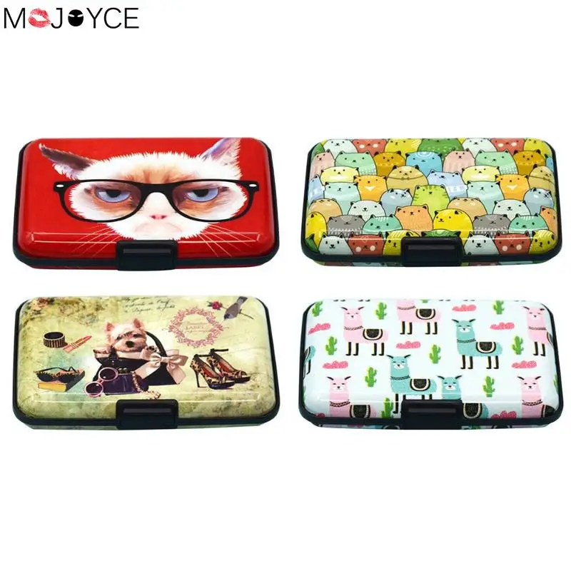 Women Fashion Cute Hot Cartton Designer Credit Card Aluminum Case Card Wallet Box RFID Anti-Lost Passport Card Bag tarjetero
Women Fashion Cute Hot Cartton Designer Credit Card Aluminum Case Card Wallet Box RFID Anti-Lost Passport Card Bag tarjetero