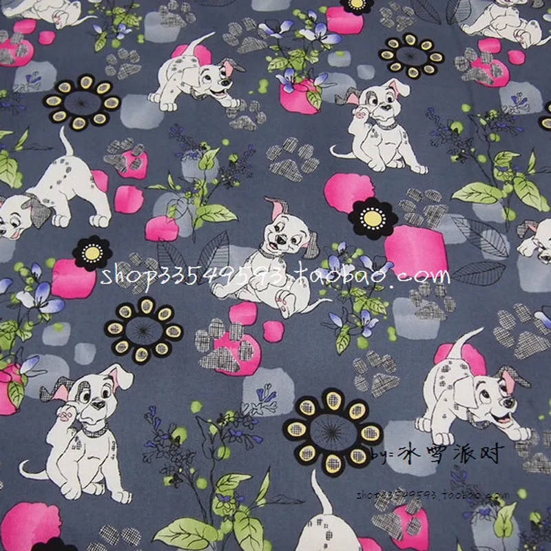 140*50cm 1pcs Fabric Dog 100%Cotton Fabric Telas Patchwork Grey Dogs&flower Printed Fabric Sewing Material DIY Baby Clothing
140*50cm 1pcs Fabric Dog 100%Cotton Fabric Telas Patchwork Grey Dogs&flower Printed Fabric Sewing Material DIY Baby Clothing