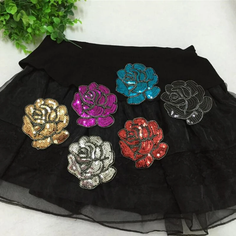 5pcs/lot Iron On Patches Clothes DIY Flower Sequined Patches For Clothing Sequins Stickers Sewing Patches Decoration
5pcs/lot Iron On Patches Clothes DIY Flower Sequined Patches For Clothing Sequins Stickers Sewing Patches Decoration