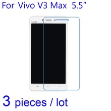 3 adet/paket Ekran Koruyucu Kapak Temizle/mat/Nano anti-patlama Koruyucu Filmler için BBK Vivo V3 max v3max Smartphone LCD Guard(China)