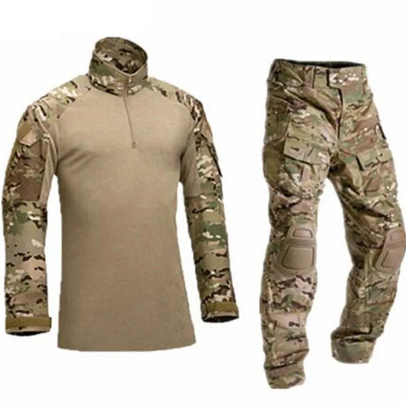 Tactical Costume Military Tactical Uniform Army Style Frog Suit Airsoft Camouflage Combat Clothing Long Sleeve Shirt + Pants
Tactical Costume Military Tactical Uniform Army Style Frog Suit Airsoft Camouflage Combat Clothing Long Sleeve Shirt + Pants