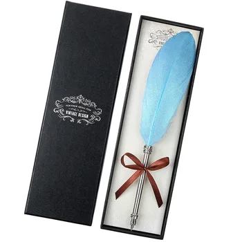 English Calligraphic Feather Pen Writing Pen Set Stationery Feather Gift Box A variety of colors and styles to choose from
English Calligraphic Feather Pen Writing Pen Set Stationery Feather Gift Box A variety of colors and styles to choose from