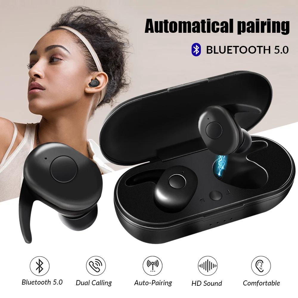 Bluetooth 5.0 Earphones TWS Wireless headphones handsfree Gaming headset Sports earbuds Earphone for iphone xiaomi ear phones
Bluetooth 5.0 Earphones TWS Wireless headphones handsfree Gaming headset Sports earbuds Earphone for iphone xiaomi ear phones