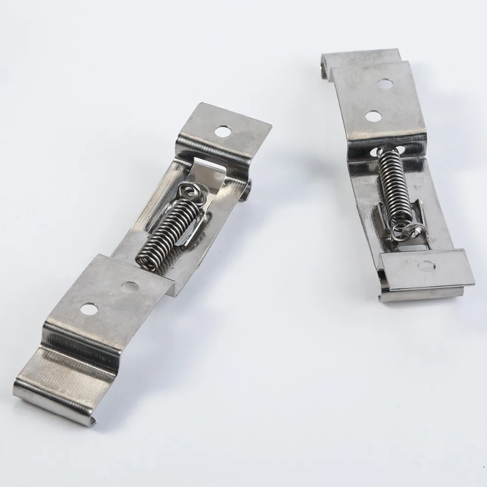 2pcs/lot European Car License Plate Holder Trailer Number Plate Frame Clips Spring Loaded Stainless Steel Bracket Truck
2pcs/lot European Car License Plate Holder Trailer Number Plate Frame Clips Spring Loaded Stainless Steel Bracket Truck