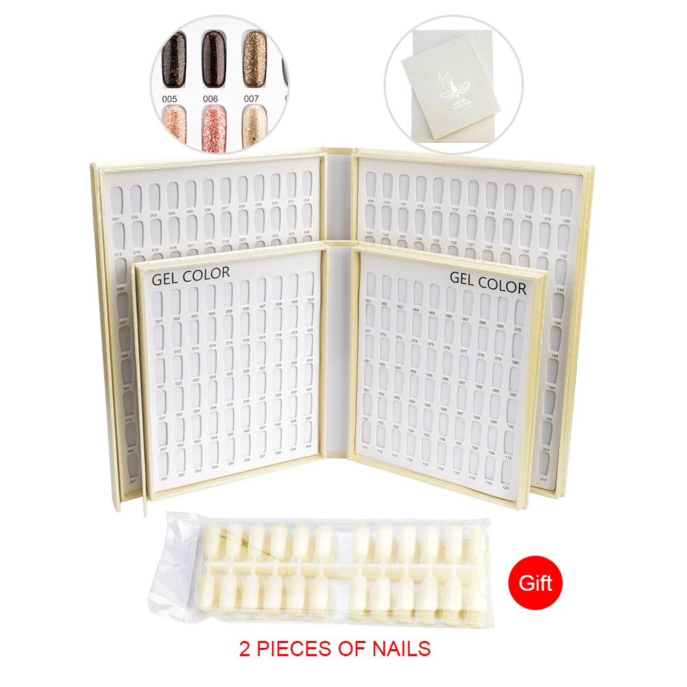 Dmoley Nail Gel Color Card Chart & Nail Tips Nail Polish Display Box Blank Book Panels Inlaid Snap For Nail Art Salon Tools
Dmoley Nail Gel Color Card Chart & Nail Tips Nail Polish Display Box Blank Book Panels Inlaid Snap For Nail Art Salon Tools