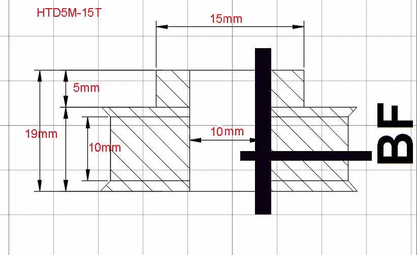HTD15T-10W-10B