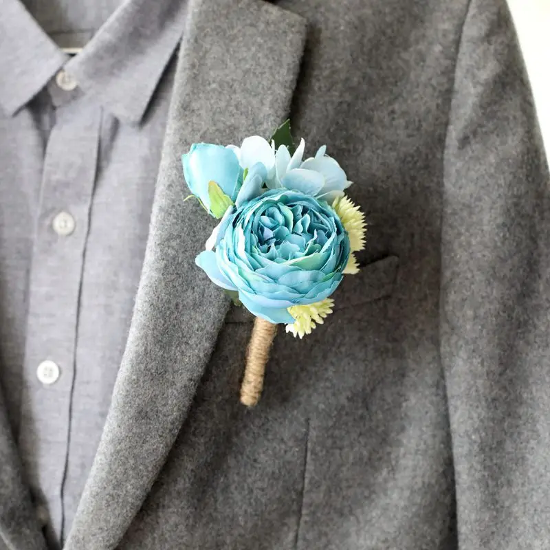 Blue PINK Groom Man Boutonniere Bridal Girl Wrist Corsage Artificial Silk Rose Artificial Flowers Wedding Party Suit Decoration
Blue PINK Groom Man Boutonniere Bridal Girl Wrist Corsage Artificial Silk Rose Artificial Flowers Wedding Party Suit Decoration