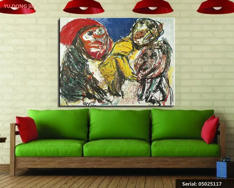 Karel Appel INDIAN CHIEFS Still life Classical oil Painting Drawing art Spray Unframed Canvas figure gemstone kitchen05025117
Karel Appel INDIAN CHIEFS Still life Classical oil Painting Drawing art Spray Unframed Canvas figure gemstone kitchen05025117
