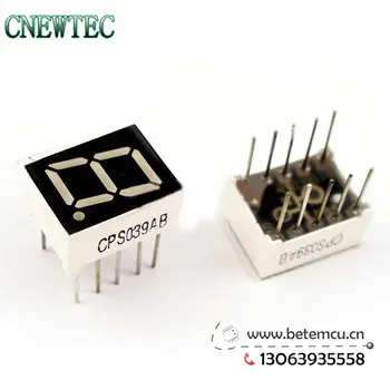 CPS03911AR Common Cathode 1Bit Digital Tube 7 segment 0.39" Red LED Display 10PCS/LOT
CPS03911AR Common Cathode 1Bit Digital Tube 7 segment 0.39" Red LED Display 10PCS/LOT