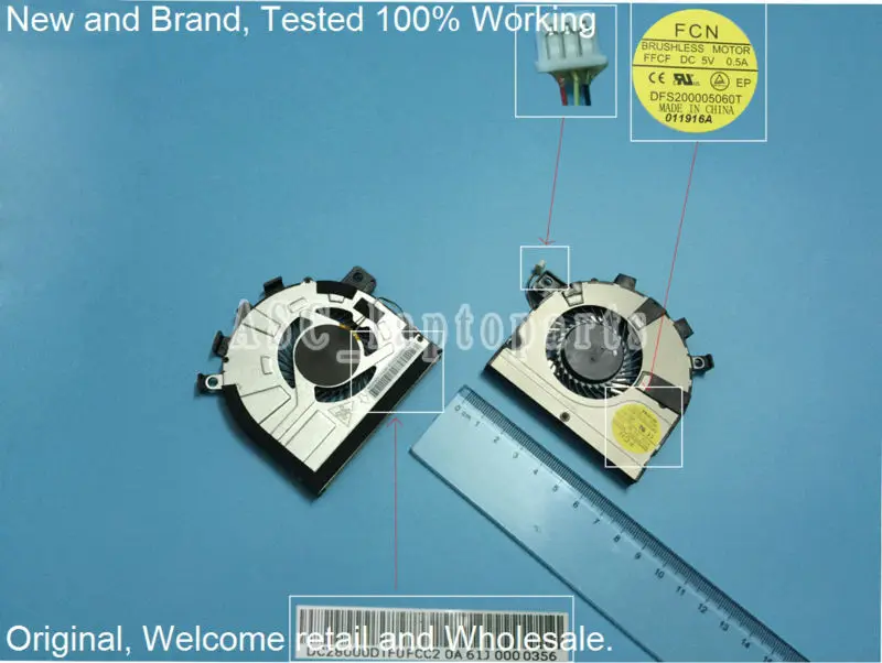 New CPU Cooling FAN for TOSHIBA SATELLITE M50-A110 E55 E55D E55DT E55T AB07505HX060300 DFS200005060T
New CPU Cooling FAN for TOSHIBA SATELLITE M50-A110 E55 E55D E55DT E55T AB07505HX060300 DFS200005060T