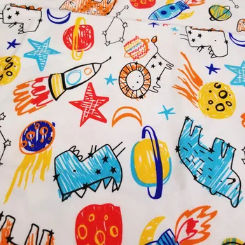 Combed Interlock 100% Cotton Knitted Fabric Prints Cotton Jersey Fabrics for DIY baby clothing making fabric 50*170cm
Combed Interlock 100% Cotton Knitted Fabric Prints Cotton Jersey Fabrics for DIY baby clothing making fabric 50*170cm