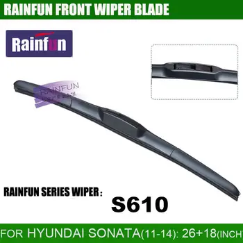 RAINFUN 26+18 inch natural rubber car wiper blade for HYUNDAI Sonata(11-14), 2PCS A LOT
RAINFUN 26+18 inch natural rubber car wiper blade for HYUNDAI Sonata(11-14), 2PCS A LOT