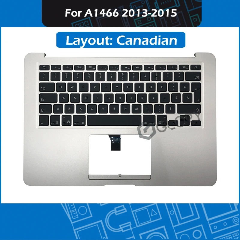 Laptop A1466 Top Case CA Canada for Macbook Air 13" A1466 Topcase with Canadian Keyboard Replacement 2013-2015 (2017)
Laptop A1466 Top Case CA Canada for Macbook Air 13" A1466 Topcase with Canadian Keyboard Replacement 2013-2015 (2017)