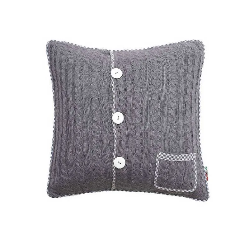 Free shipping high quality Gray/Brown color knit cushion cover home decoration gray/brown (not including filling) 45*45cm
Free shipping high quality Gray/Brown color knit cushion cover home decoration gray/brown (not including filling) 45*45cm