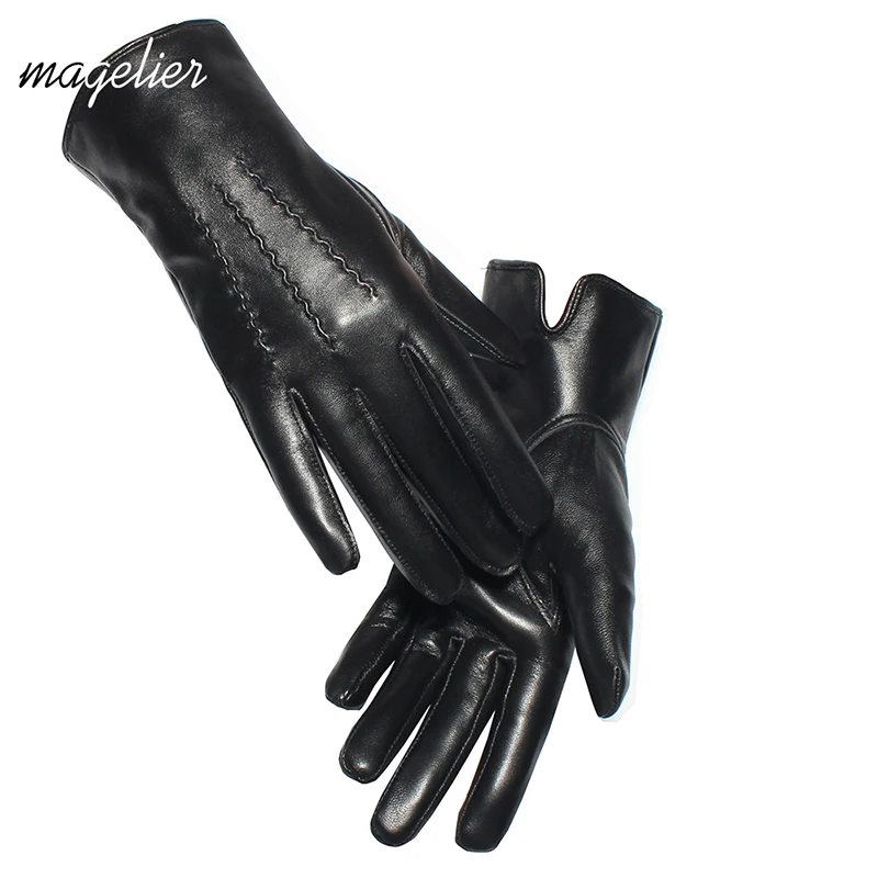 Magelier Touchscreen Genuine Leather Gloves Women Lady Genuine Sheepskin Gloves Warm Lining Winter Female Gloves Leather 071
Magelier Touchscreen Genuine Leather Gloves Women Lady Genuine Sheepskin Gloves Warm Lining Winter Female Gloves Leather 071