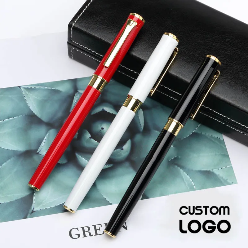 0.5mm Business High-grade Metal Gel Pens Fashion Laser Lettering Custom Logo High Quality Pens Student Stationery Office Writing
0.5mm Business High-grade Metal Gel Pens Fashion Laser Lettering Custom Logo High Quality Pens Student Stationery Office Writing