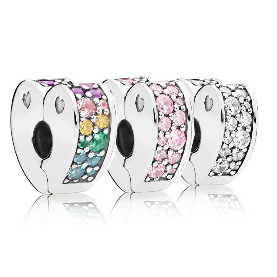 Authentic 925 sterling silver Rainbow Arcs of Love Spacer Clip Glamorous Fit Original pandora Bracelet Bangle Bead Diy Jewelry
Authentic 925 sterling silver Rainbow Arcs of Love Spacer Clip Glamorous Fit Original pandora Bracelet Bangle Bead Diy Jewelry