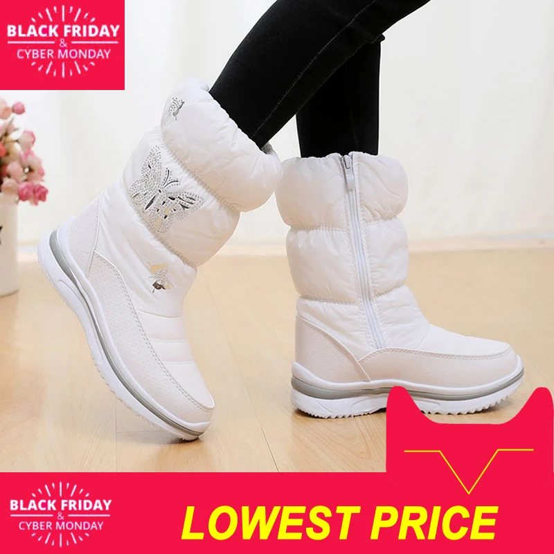Women snow boots 2018 winter shoes crystal warm thicken fur women boots non-slip waterproof women winter boots for -40 degrees
Women snow boots 2018 winter shoes crystal warm thicken fur women boots non-slip waterproof women winter boots for -40 degrees