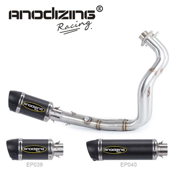 E-Mark Motorcycle full System carbon fiber Exhaust Muffler Connector Mid Link Pipe FOR Yamaha MT-07 FZ-07 2014-2016 XSR700 16-17
E-Mark Motorcycle full System carbon fiber Exhaust Muffler Connector Mid Link Pipe FOR Yamaha MT-07 FZ-07 2014-2016 XSR700 16-17