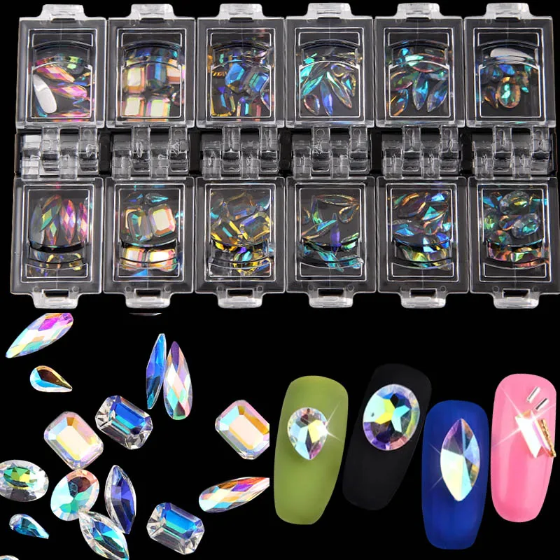 12 Box/Set Lady 3D Decals Decoration Nail Art Colorful Clear Crystal Mixed Size Lady Nails Tips With Storage Box Container HB
12 Box/Set Lady 3D Decals Decoration Nail Art Colorful Clear Crystal Mixed Size Lady Nails Tips With Storage Box Container HB