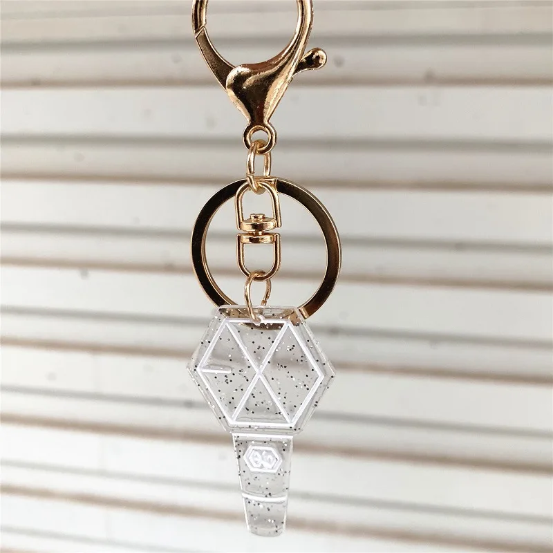 Kpop EXO Lightstick Shape Transparent Acrylic Keychain EXO Pendant Key Chain EXO Fans Gift Drop Shipping
Kpop EXO Lightstick Shape Transparent Acrylic Keychain EXO Pendant Key Chain EXO Fans Gift Drop Shipping