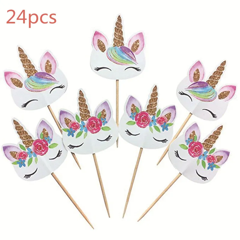 24 Pcs NEW Unicorn Party DIY Cake Insert Bachelorette Party Unicorn Happy Birthday Baby Shower Unicorno Party Decoration Natal.Q
24 Pcs NEW Unicorn Party DIY Cake Insert Bachelorette Party Unicorn Happy Birthday Baby Shower Unicorno Party Decoration Natal.Q