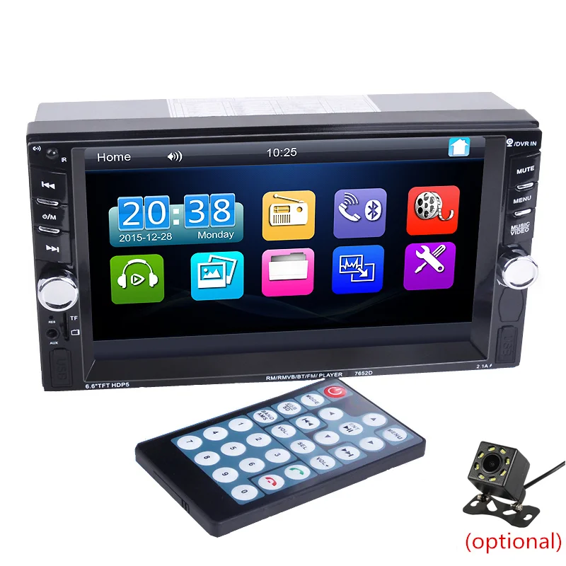 7652D 2 din car radio HD 6.6''Touch Screen autoradio auto player bluetooth rear view camera car audio aux usb charger with frame
7652D 2 din car radio HD 6.6''Touch Screen autoradio auto player bluetooth rear view camera car audio aux usb charger with frame