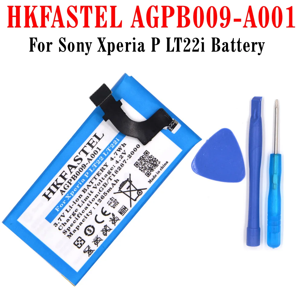 Аккумуляторы hkfatel для Sony Xperia P LT22i Nypon LT22 мобильный телефон новый аккумулятор 1265