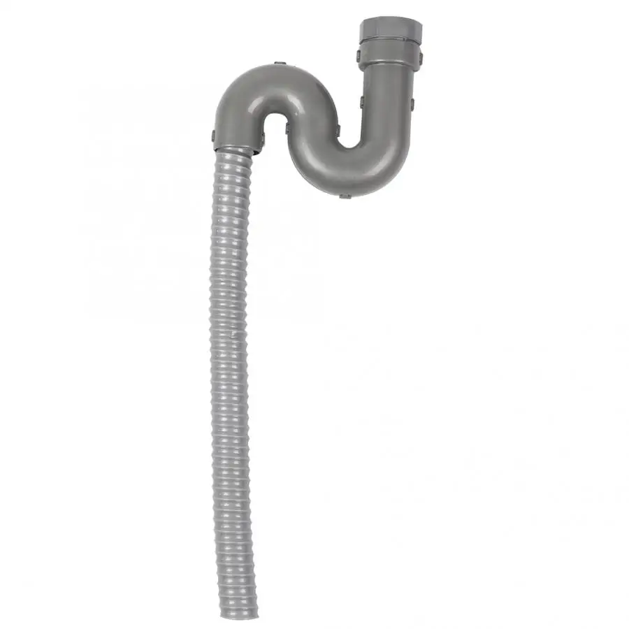 CHENTAOMAYAN Hardware Stainless Steel S Bending Pipe Bathroom Basin Sink Water Drain Plug Draining Tool Tool Kits CHENTAOMAYAN Hardware Stainless Steel S Bending Pipe Bathroom Basin Sink Water Drain Plug Draining Tool Tool Kits