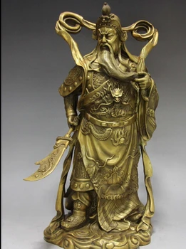 Chinese Pure Brass Copper Leader Dragon Guan Gong Guan Yu Warrior Buddha Statue
Chinese Pure Brass Copper Leader Dragon Guan Gong Guan Yu Warrior Buddha Statue