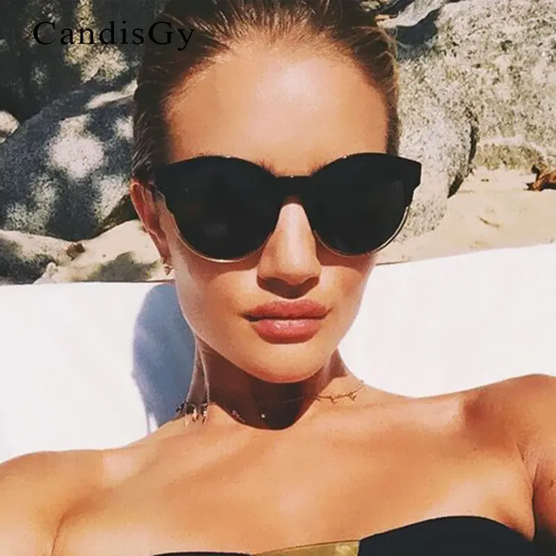 Round Lens Half Frame Rimless Super Cat Eye Brand Designer Vintage Elegant Rose Floral Frame Sunglasses Lady Female Shades
Round Lens Half Frame Rimless Super Cat Eye Brand Designer Vintage Elegant Rose Floral Frame Sunglasses Lady Female Shades