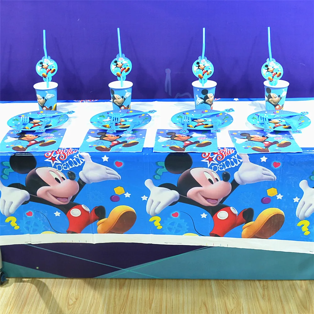 82pcs Mickey Mouse Kids Theme Birthday Party Decoration Straws Plates Cup Tablecloth Flag Knife& Fork Spoon Party Favors
82pcs Mickey Mouse Kids Theme Birthday Party Decoration Straws Plates Cup Tablecloth Flag Knife& Fork Spoon Party Favors
