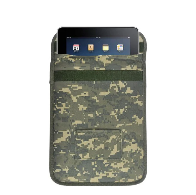 camouflage fabric signal blocking bag for ipad tablet PC,radiation protection bag,Anti-degaussing ipad bag 10 inch bag
camouflage fabric signal blocking bag for ipad tablet PC,radiation protection bag,Anti-degaussing ipad bag 10 inch bag
