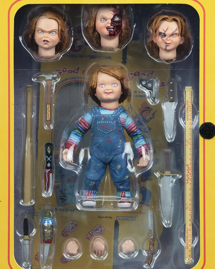 NECA 15cm CHUCKY Child's Play Scary Bride of Chucky Horror Good Guys PVC Action Figure Collectible Model Toy Doll
NECA 15cm CHUCKY Child's Play Scary Bride of Chucky Horror Good Guys PVC Action Figure Collectible Model Toy Doll