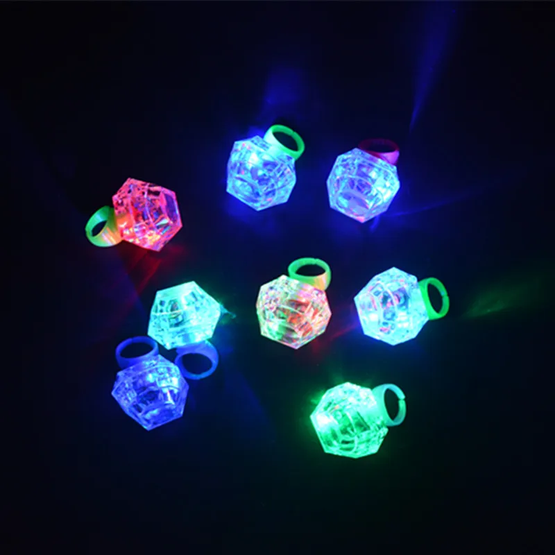 LED Glowing Diamond Finger Ring Novelty Flashing Light-up Rings Toys Kids Adults Glow Party Concert Bar Birthday Toy Gift
LED Glowing Diamond Finger Ring Novelty Flashing Light-up Rings Toys Kids Adults Glow Party Concert Bar Birthday Toy Gift