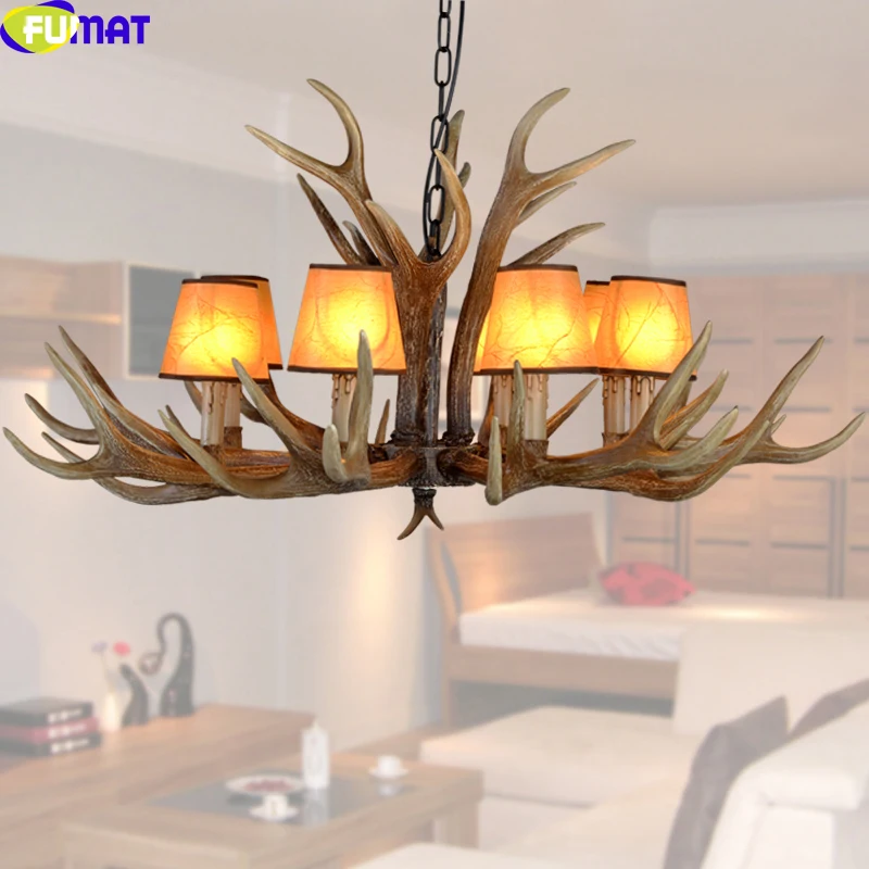 FUMAT 8 Heads Fabric Lampshade Antler Pendant Light Indoor Lighting Fixture for Bedroom Dinning Room Chrismas Lamp Hanging Light
FUMAT 8 Heads Fabric Lampshade Antler Pendant Light Indoor Lighting Fixture for Bedroom Dinning Room Chrismas Lamp Hanging Light