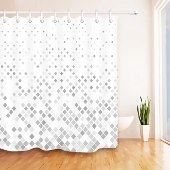 LB Abstract Geometric Figures Square White Shower Curtains Bathroom Waterproof Washable Polyester Fabric For Art Bathtub Decor
LB Abstract Geometric Figures Square White Shower Curtains Bathroom Waterproof Washable Polyester Fabric For Art Bathtub Decor