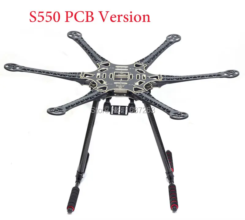 S550 F550 500 Upgrade PCB carbon fiber Hexacopter Frame Kit with Unflodable Landing Gear for FPV Mini S800
S550 F550 500 Upgrade PCB carbon fiber Hexacopter Frame Kit with Unflodable Landing Gear for FPV Mini S800