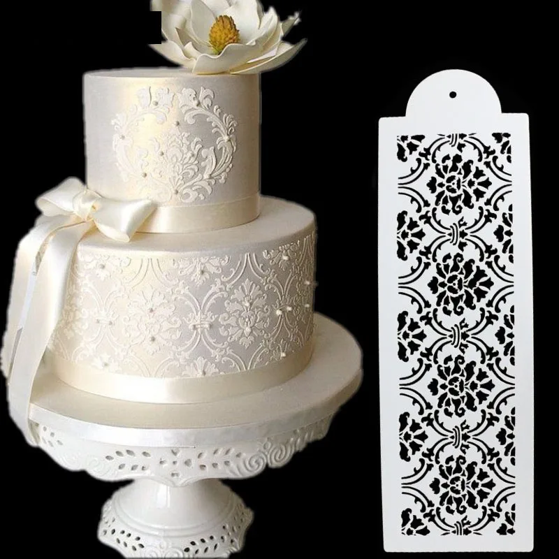 Lace Cake Stencil Fondant Border Decoration Stencils Party Wedding DIY Decor Tools | Дом и сад