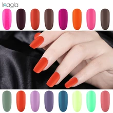 Inagla Een Stap Matt 10ML Gel Polish LED UV Gel Vernis Emaille Voor Nail Stamping Polish Nail Art soak Off Top Base Coat Lak(China)