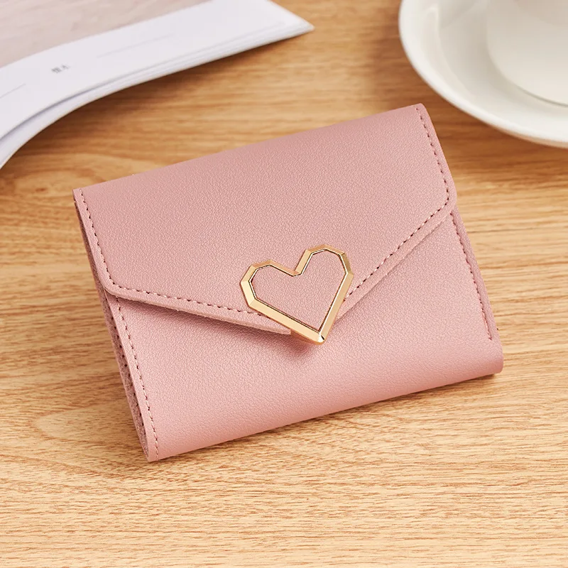 BONAMIE Simple Fashion Women Coin Purse Leather Solid Color Vintage Short Wallet Heart Hasp Ladies Girls Card Holder Clutch Bag
BONAMIE Simple Fashion Women Coin Purse Leather Solid Color Vintage Short Wallet Heart Hasp Ladies Girls Card Holder Clutch Bag