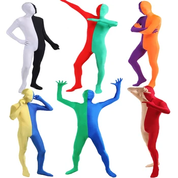 2020 Newest 33 Styles 2 Colors Stitching Lycra Zentai Cosplay Costume For Adult Bodysuit Men Women Cosplay Jumpsuits Clothes
2020 Newest 33 Styles 2 Colors Stitching Lycra Zentai Cosplay Costume For Adult Bodysuit Men Women Cosplay Jumpsuits Clothes