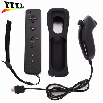 2 in1 Built in Motion Plus Remote and Nunchuck Controller for Wii and WiiU and Mini Wii with Silicon Case Skin
2 in1 Built in Motion Plus Remote and Nunchuck Controller for Wii and WiiU and Mini Wii with Silicon Case Skin