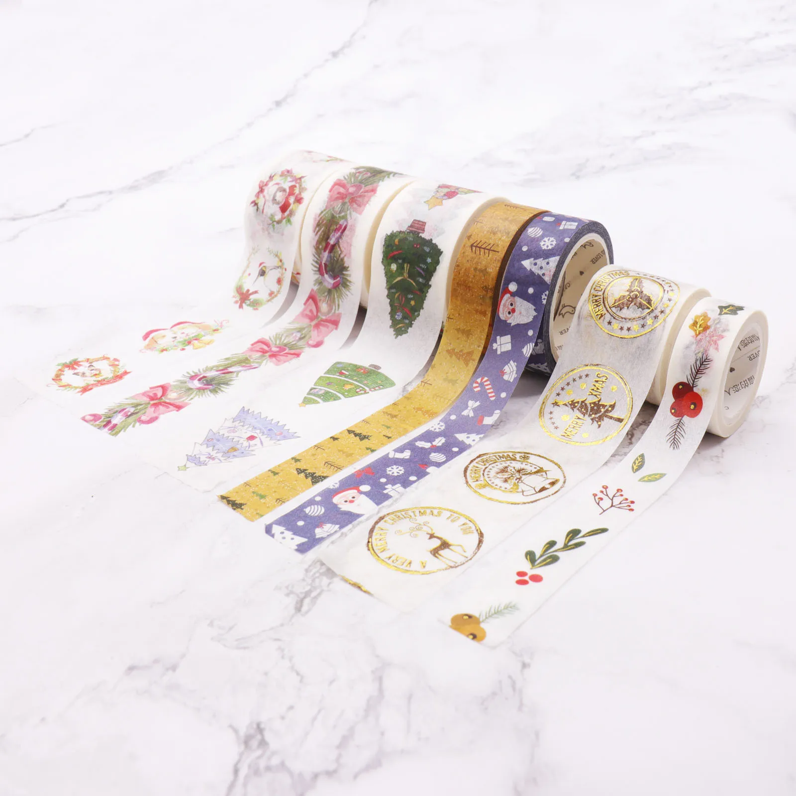 1Box Decorative Christmas Washi Tape Set Rice Paper DIY Scrapbooking Gift Packing Masking Tape School Office Supplies
1Box Decorative Christmas Washi Tape Set Rice Paper DIY Scrapbooking Gift Packing Masking Tape School Office Supplies