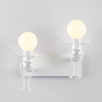 Kid Wall Lamps Children Wall Sconce Lighting Fixture Modern Design Nordic Style for Room White Black E27 Interior Home Decor 
Kid Wall Lamps Children Wall Sconce Lighting Fixture Modern Design Nordic Style for Room White Black E27 Interior Home Decor