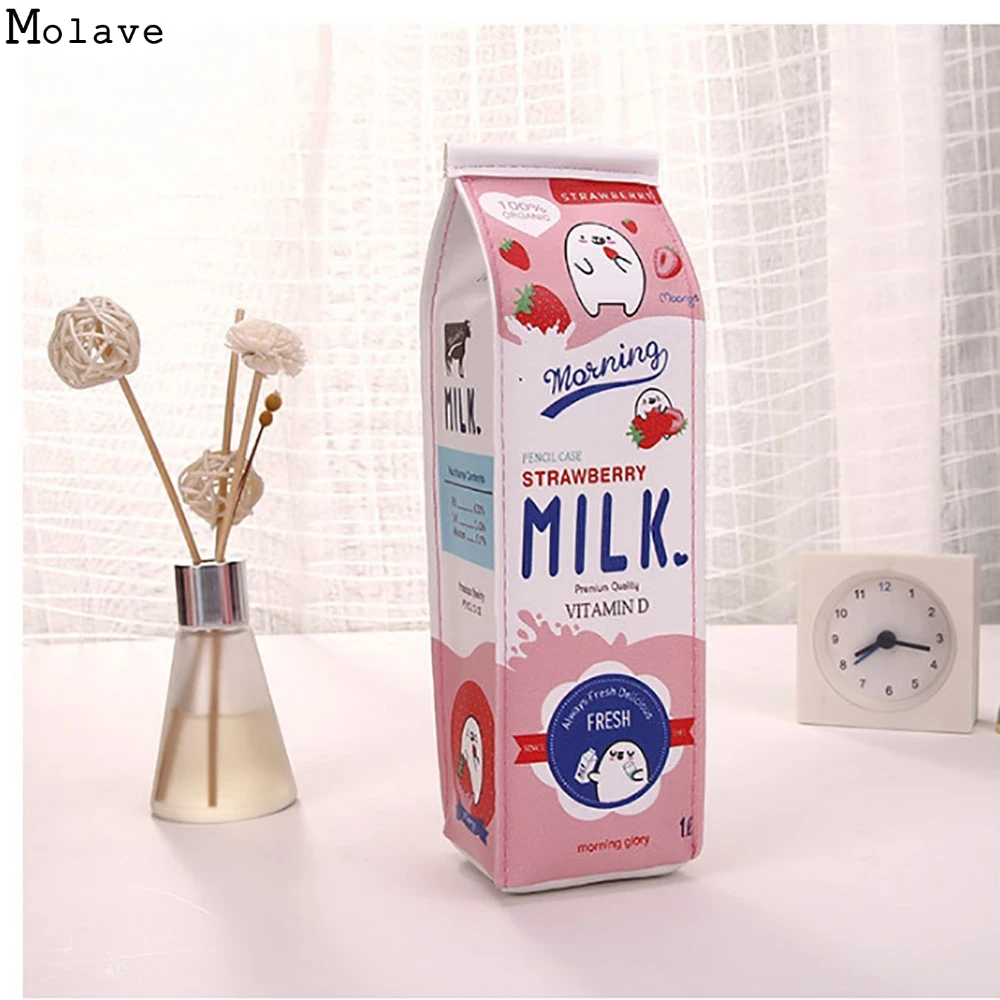 2018 New Milk bottle school pencil case cute PU pen bag storage pouch Korea Stationery material office school supplies Jun25
2018 New Milk bottle school pencil case cute PU pen bag storage pouch Korea Stationery material office school supplies Jun25