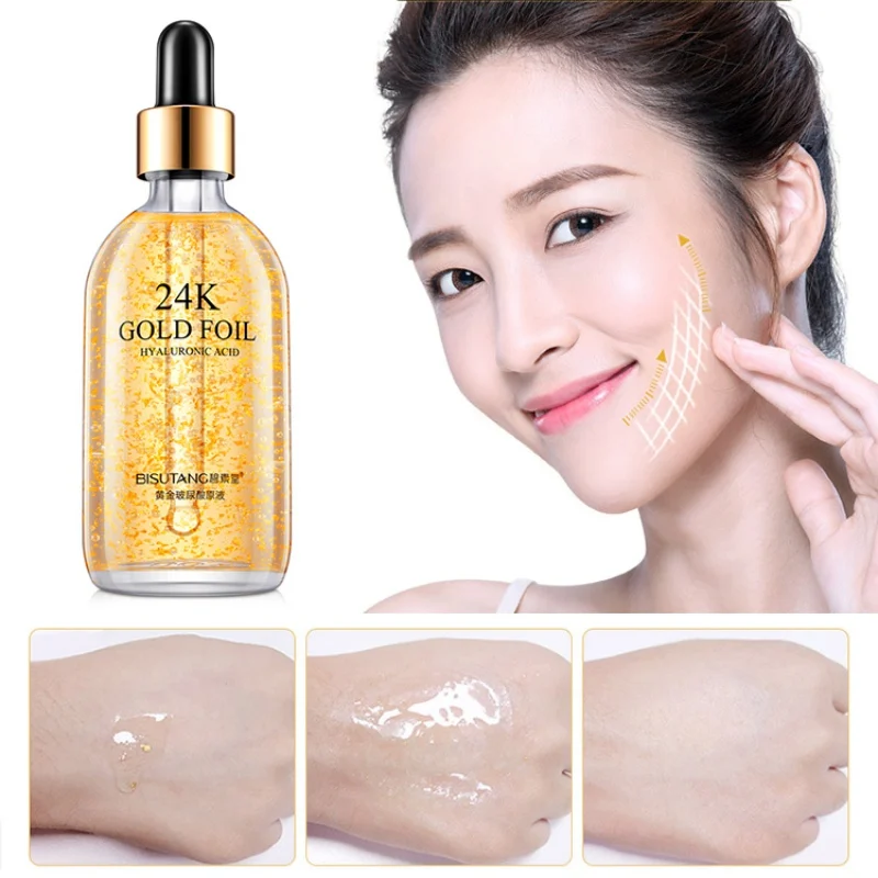24k Gold Hyaluronic Acid Essence Hydrating Moisturizing Smooth Fine Lines Remove Freckles Face Serum
24k Gold Hyaluronic Acid Essence Hydrating Moisturizing Smooth Fine Lines Remove Freckles Face Serum