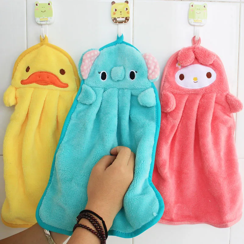 2pcs Cute thick hand towel microfiber coral velvet soft plush fabric Hanging Cloth Wipe kitchen accessories
2pcs Cute thick hand towel microfiber coral velvet soft plush fabric Hanging Cloth Wipe kitchen accessories