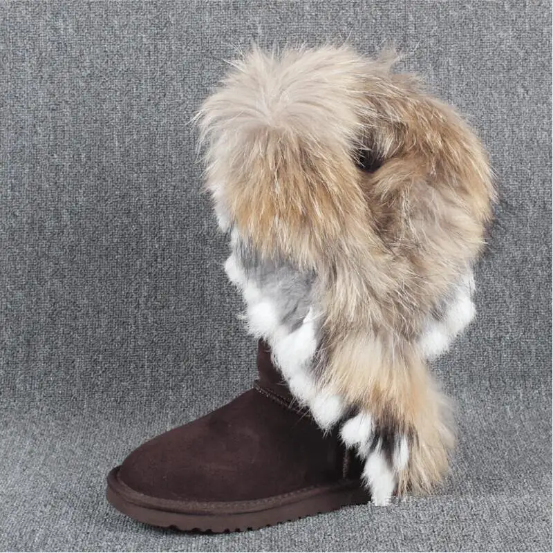 High Quality Australia Women Winter Snow Boots Fox Fur Winter Warm Long Boots Woman Shoes Brand Ivg Plus Size US3-14
High Quality Australia Women Winter Snow Boots Fox Fur Winter Warm Long Boots Woman Shoes Brand Ivg Plus Size US3-14