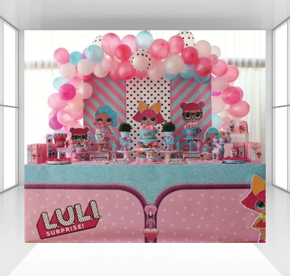 Surprise background for girls photography backdrops baby children birthday party decoration Surprise doll dessert table CZ-175
Surprise background for girls photography backdrops baby children birthday party decoration Surprise doll dessert table CZ-175